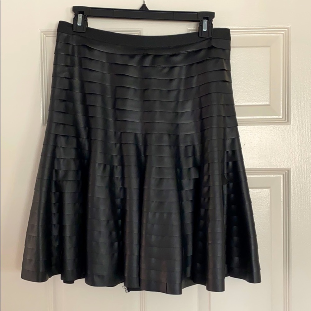 BCBG leather skirt